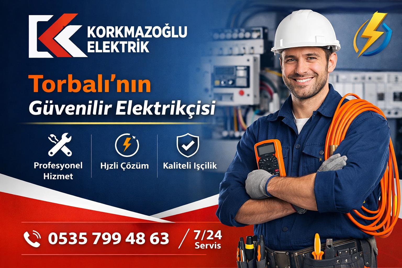 Torbalı Elektrikçi Arayanlar Dikkat: Arızaya Dakikalar İçinde Müdahale Eden Korkmazoğlu Elektrik